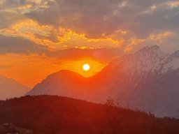 Abendsonne Gschwendtalm Tirol